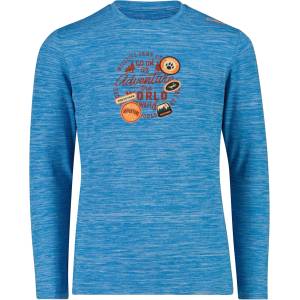CMP Детска спортна тениска CMP Kid's T-Shirt 36N2884 Longsleeve - River Melange - размер 116 (EU) (704-6230-0414)