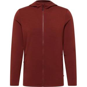 Heber Peak Мъжко вълнено яке Heber Peak Merino210 EvergreenHe. Zip Hoody Zip-up hoodie - Rust Red - размер 3XL (005-6744-0916)