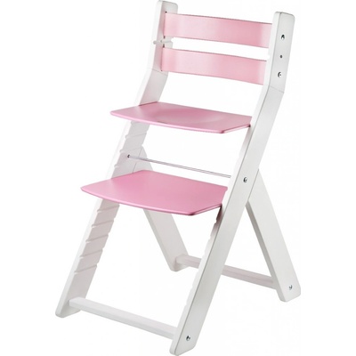 Wood Partner Rostoucí židle Sandy bílá / růžová