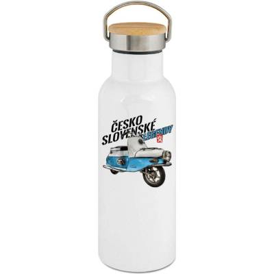 123TRIKO termoska ČZ 175 Čezeta "Prase" Československé Legendy 500 ml motorka