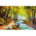 DIMEX ART Флизелинов фототапет картина - река в гората 375 x 250 см