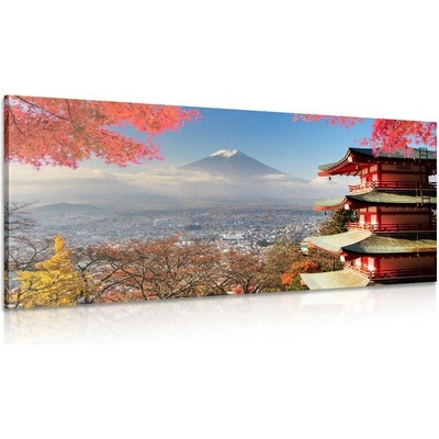 Obraz podzim v Japonsku - 120x60