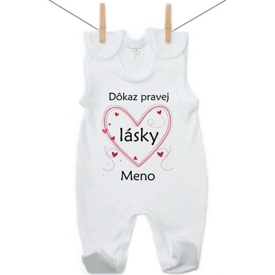 Boodyy Dupačky Dôkaz pravej lásky s menom dieťatka
