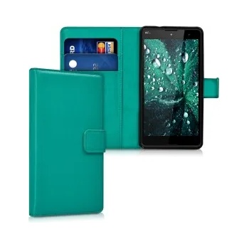 Image 1 of kwmobile Флип калъф за Wiko Robby - керосин