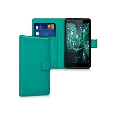 kwmobile Флип калъф за Wiko Robby - керосин