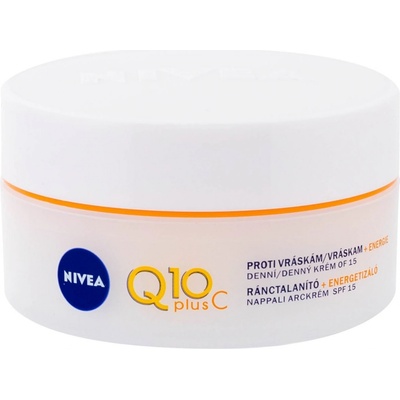 Nivea Q10 Plus denný krém proti vráskám Q10 Plus SPF15 50 ml + nočný krém proti vráskám Q10 Plus 50 ml darčeková sada