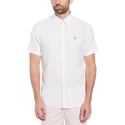 Original Penguin Men's Short-Sleeve Oxford Shirt - BrightWhite 118