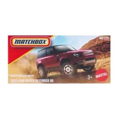 Mattel Matchbox: Малка кола в хартиена кутия 2020 Land Rover Defender 90