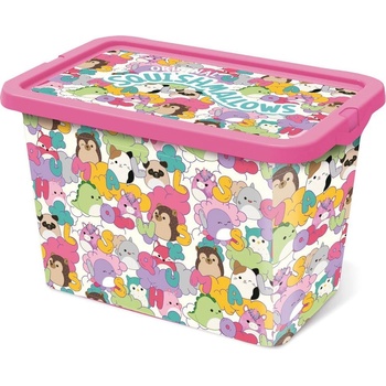 Squishmallows Пластмасова детска кутия за съхранение 29x19x18 cm Stor - SQUISHMALLOWS (2464)