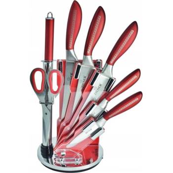 Комплект ножове с ножица, точило и поставка Zilner (ZL-5121)