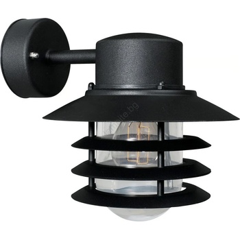 Nordlux - Външно стенно осветително тяло VEJERS 1xE27/60W/230V IP54 черно (NX0715)