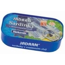 Jadran sardinky v rostlinném oleji, 125g