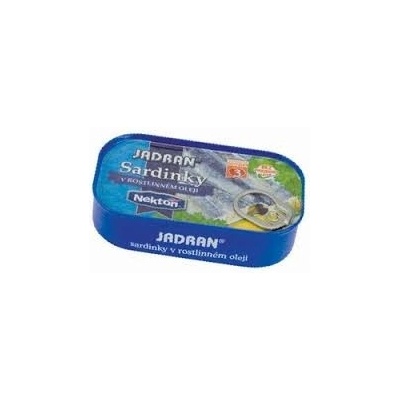 Jadran sardinky v rostlinném oleji, 125g