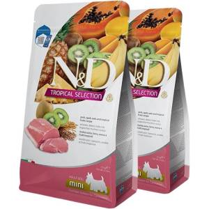 FARMINA N&D кучешка TROPICAL SELECTION (AG) възрастни мини, свинско 2 x 5 кг