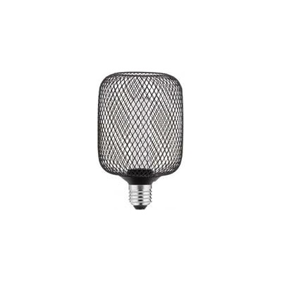 GTV LED SVĚTELNÝ ZDROJ, MŘÍŽKA,C100, E27, 3,5W, 120lm, 1800K, AC220-240V, 320°, černá