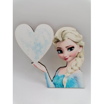 Image 1 of Loranc Магнит за торта Елза със сърце