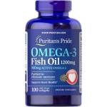 Puritan's Pride Omega-3 Fish Oil 1200 mg [100 Гел капсули]