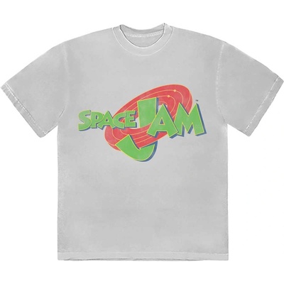Space Jam Retro Logo biele