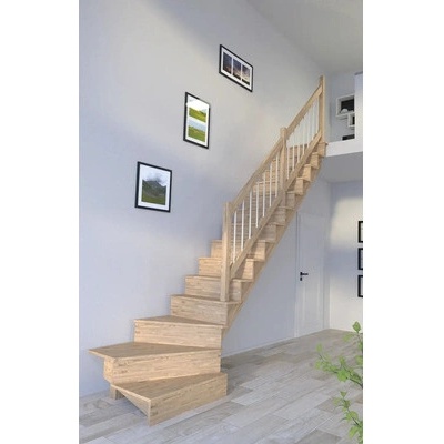 Pertura Atanas Dub s podstupnicami dub 1/4-otočené dole vpravo 100 cm 13/14