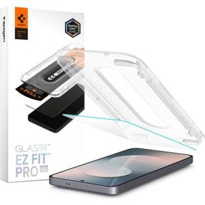 Spigen Samsung S25 FE SPIGEN EZ FIT HD екранен протектор стъкло 2.5D, 9H + рамка, TRANSFER AGL10203 (AGL10203)