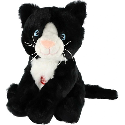 Teddies Mačka sediaca plyš so zvukom