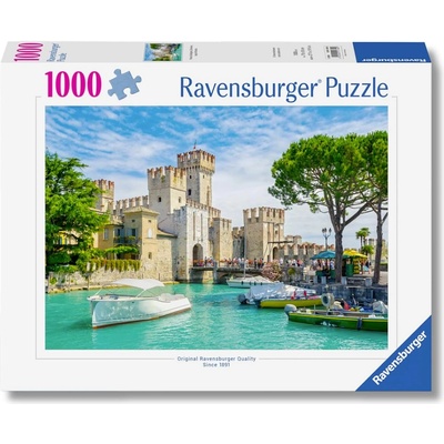 Ravensburger Пъзел Ravensburger от 1000 части - Езерото Гарда (12001789)