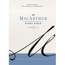 Nasb, MacArthur Study Bible, 2nd Edition, Hardcover, Gray, Comfort Print: Unleashing God's Truth One Verse at a Time MacArthur John F.