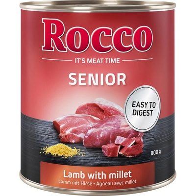 Rocco Senior jahňacie a proso 24 x 800 g