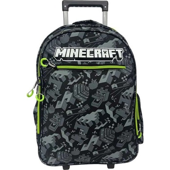 UWEAR Ученическа раница на колела minecraft camo terra