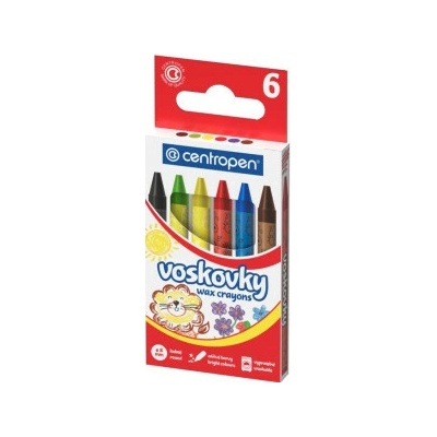 Centropen pastelky voskové 6 barev