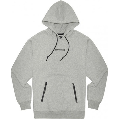 Converse COURT LIFESTYLE PULLOVER HOODIE Šedá