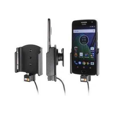Brodit držiak do auta na Motorola Moto G5 Plus bez puzdra, s nabíjaním z cig. zapaľovača 512957