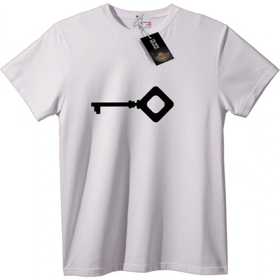 NOONEBRAND Тениска Символ Ключ - S, White