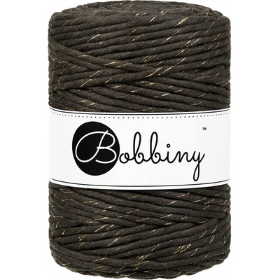 Bobbiny Macrame Cord 5 mm 100 m Golden Espresso Šňůra