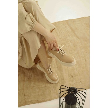 Base Дамски ежедневни обувки - Тъмнобежови #324785 (324785_Бежов)