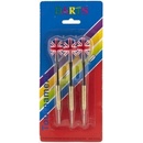 Hádzací šípky s kovovým hrotom 15cm kov / plast