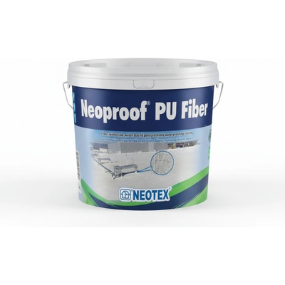 NEOTEX Neoproof PU Fiber - polyuretanový hydroizolační nátěr s vlákny Balení: 4 kg, Barva: Bílá