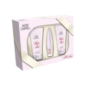 Naomi Campbell Wild Pearl EDT 15 ml + sprchový gel 50 ml + tělové mléko 50 ml dárková sada