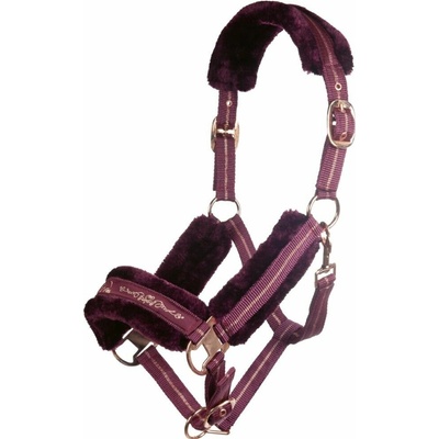 Ohlávka HKM ROSEGOLD GLAMOUR Šedá – Zboží Mobilmania