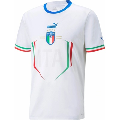 Puma pánsky dres SKS AWAY SHIRT REPLICA TEAM biela zelená modrá červená