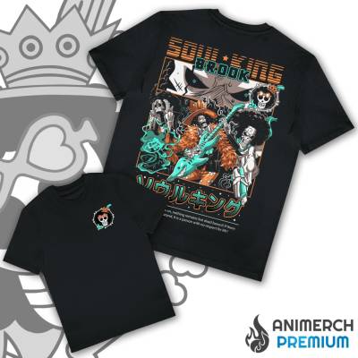 One Piece Tričko Soul King Brook V2 PREMIUM