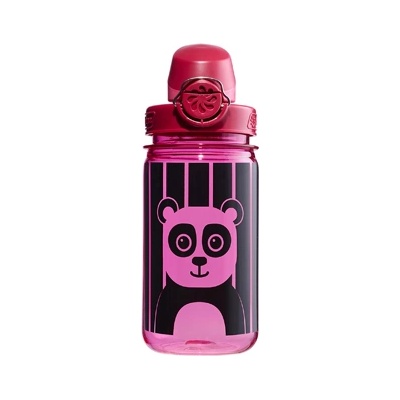Nalgene Бебешка бутилка за вода Nalgene Grip-n-Gulp Sustain 0, 35 L pink panda (078939)