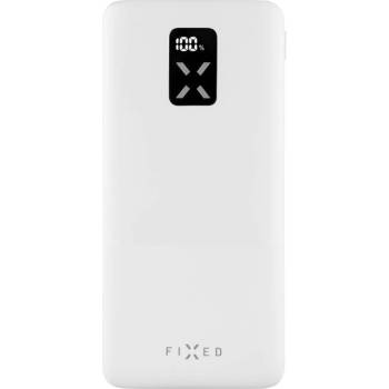 FIXED Zen 10 powerbank с LCD дисплей и PD изход 20W, 10000 mAh, бял (FIXZEN-10-WH)