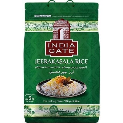 India Gate Jeerakasala Rice Aromatická ryža Jeerakasala 5 kg