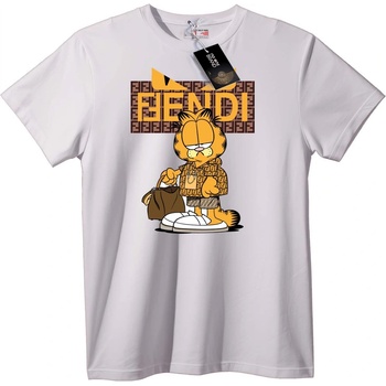 NOONEBRAND Тениска Fendi x Garfield - 2XL, Black