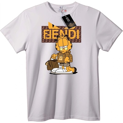 NOONEBRAND Тениска Fendi x Garfield - 2XL, Black