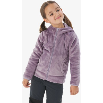 Quechua detská mikina NH500 fialová