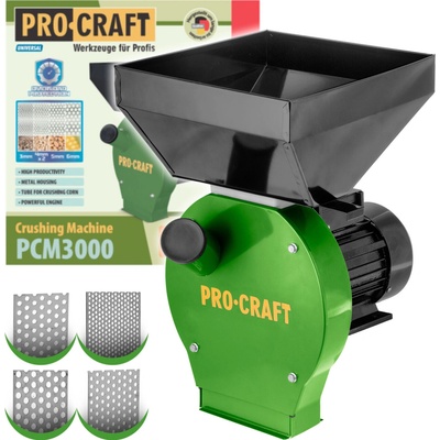 Procraft PCM3000 elektrický šrotovník na obilí – Sleviste.cz