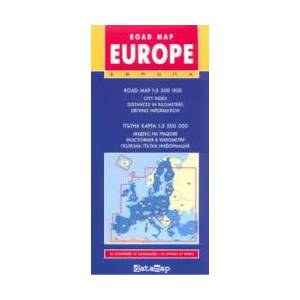 Europe Road Map (ISBN: 9789548717915)