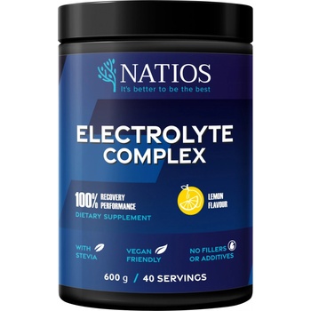 Natios Electrolyte Complex Elektrolyt komplex Citrón 600 g